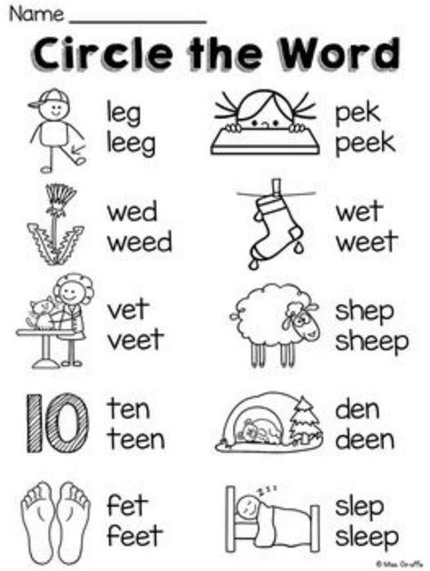 Image result for Long Vowel Ee