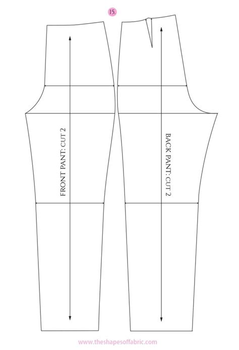 Men Pants Pattern に対する画像結果