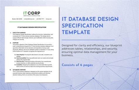 Database Design Document Template に対する画像結果