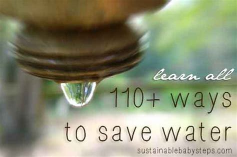 Image result for How to Save Water Con