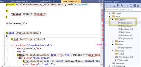 MVC Tutorial C# に対する画像結果