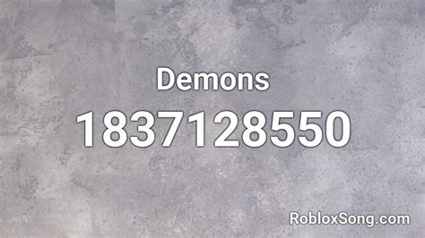 Afbeeldingsresultaten voor Roblox ID for Demons