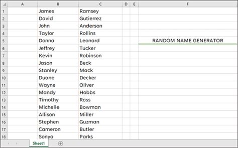Image result for Random First and Last Names