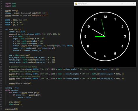 Face Clock in Python に対する画像結果