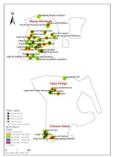 Kernel Density Estimation に対する画像結果