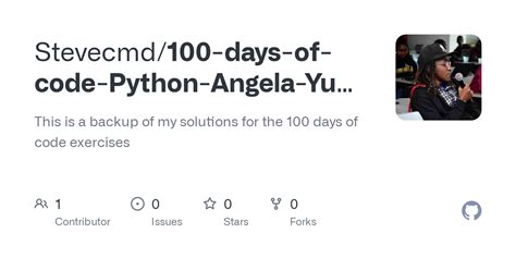 Image result for 100 Days Python Angela Yu