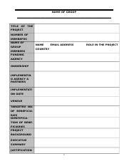 Image result for Compact Project Write Up Structure Template