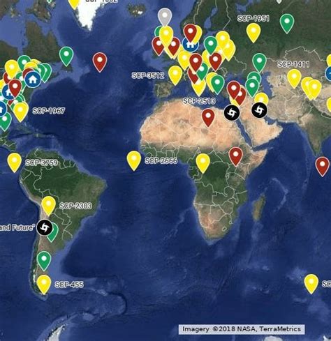 SCP Foundation Location Google Maps に対する画像結果