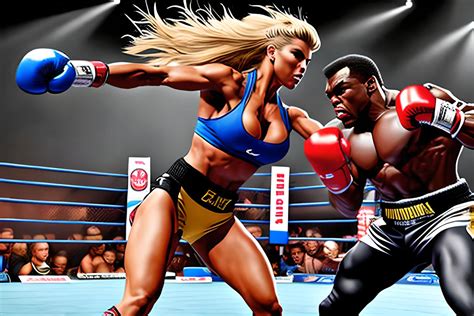 Image result for Mixed Boxing Knockout By