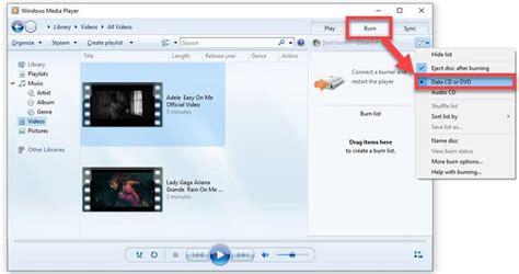 Toradh íomhá ar How to Burn Using VLC