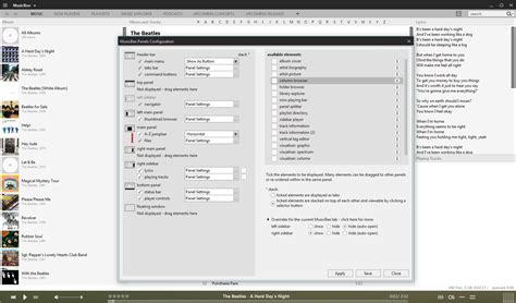 Image result for How to Customize MusicBee Layout