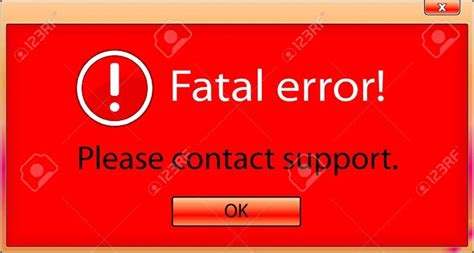 Image result for Fatal Error Text Image
