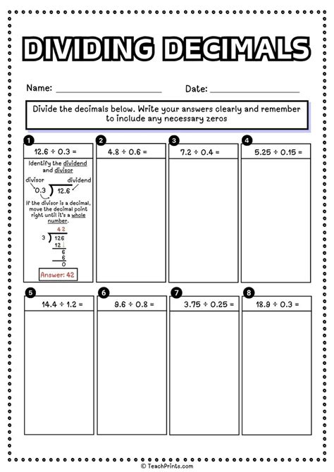 Image result for Math Worksheets Divide Decimals