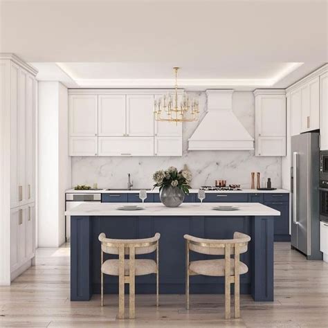 Image result for Kitchen Cabinet Color Combinations