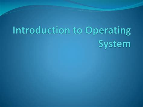 Toradh íomhá ar Introduction of Operating System Discover
