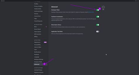Image result for Discord Enable Developer Mode