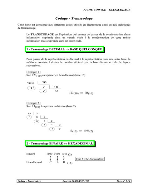 Image result for Codage De Codage Transcodage