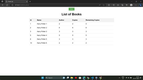 Toradh íomhá ar Library Management System MySQL Code