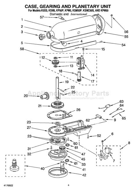 KitchenAid Mixer K5SS Repair に対する画像結果