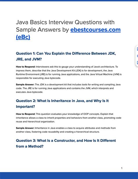 Image result for Basics of Java Questions