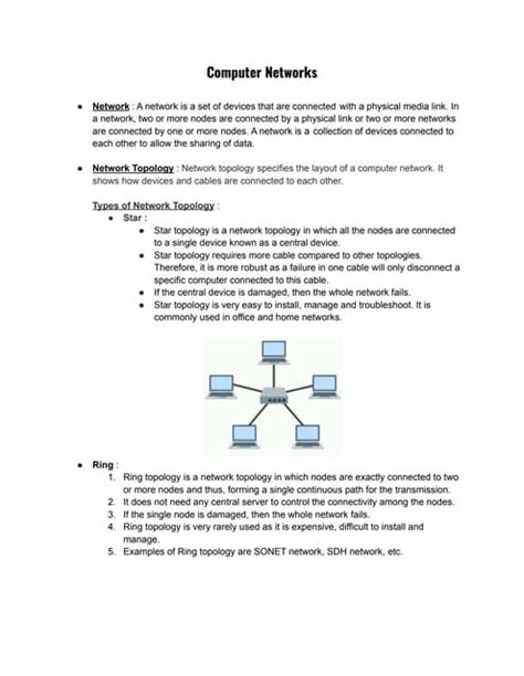 Afbeeldingsresultaten voor Types of Computer Network PDF