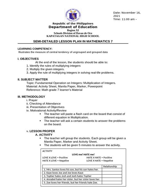 Integer Multiplication Activity に対する画像結果