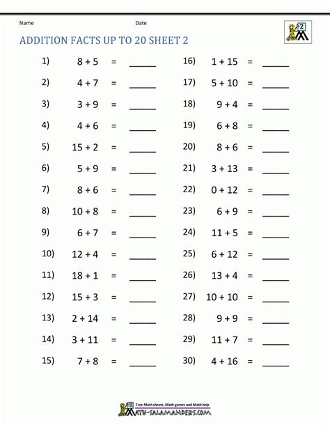 Image result for 2nd Grade Math Facts Worksheets Printable Word Problems