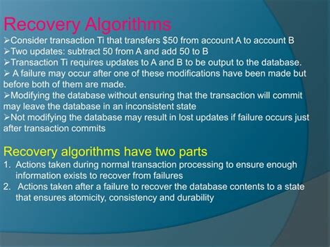 Toradh íomhá ar Log Based Recovery DBMS