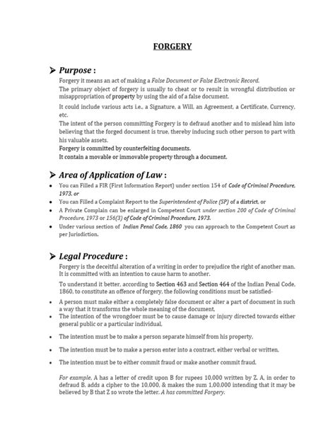 Image result for Forgery Case Meaning