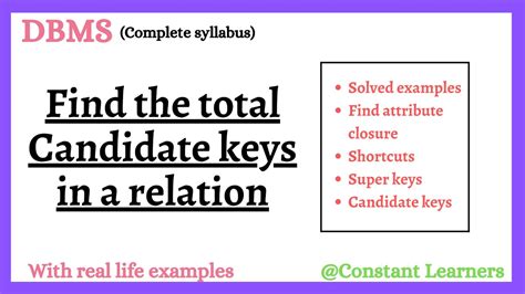 Image result for Candidate Key