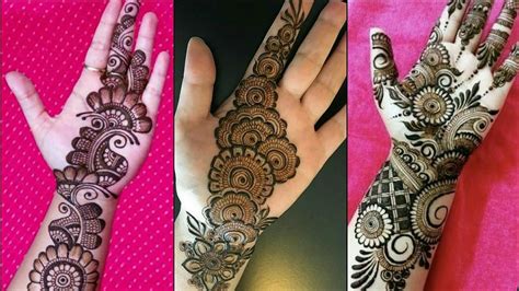 Toradh íomhá ar Mehndi Design Single Line