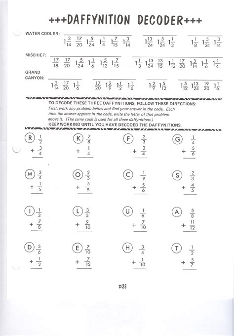Toradh íomhá ar Daffynition Decoder Answer Key Worksheet