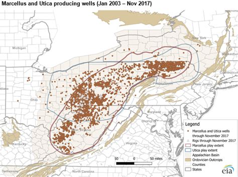 Toradh íomhá ar Marcellus Shale Fracking