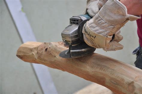 Image result for Using Angle Grinder to Cut Wood