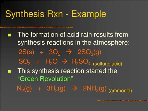 Image result for Real Life Examples of Synthesis Reaction