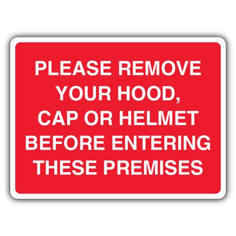 Image result for Remove Helmet Sign