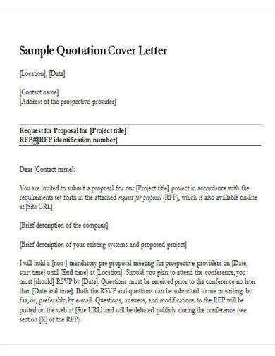 Image result for Sample Quotation Letter Format