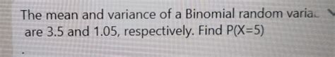 Binomial Random Variable Media and Variance に対する画像結果