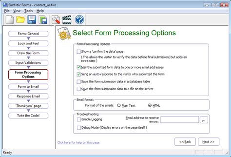 Simfatic Forms: HTML form generator tool | HTML Form Guide