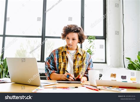 Image result for Designer Working On a Desktop with Computer From Back
