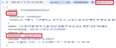 JSON Label に対する画像結果