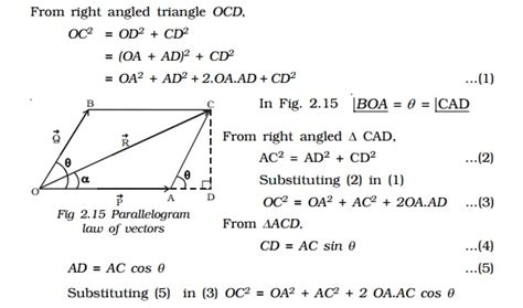 Image result for Prove Parallelogram Vector Addition