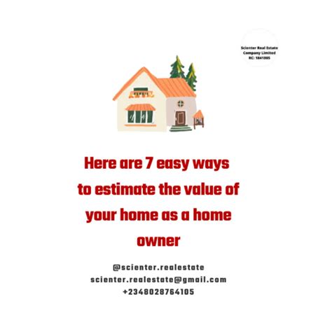 Afbeeldingsresultaten voor Estimate of Real Estate Value Picture