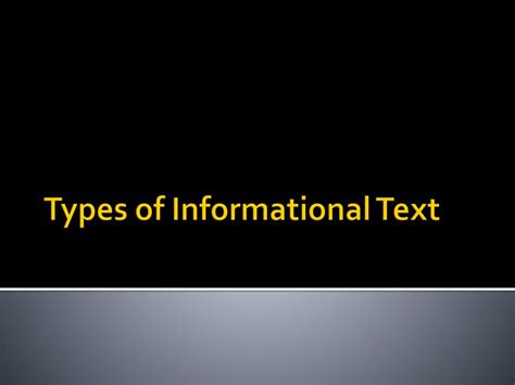 Image result for Informational Text Types