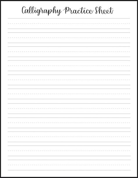 Toradh íomhá ar Caligraphy Line Guide