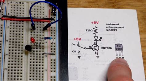 Image result for 2N7000 Transistor Pinout