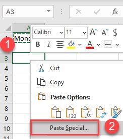 Image result for Excel Paste Horizontally
