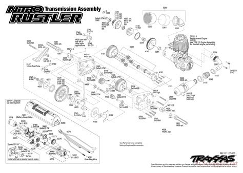 Toradh íomhá ar Nitro Rustler Exploded-View