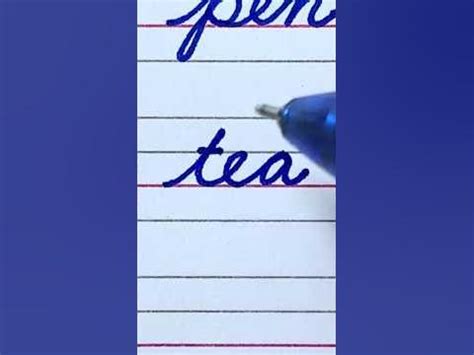 Image result for Cursive Writing Thea