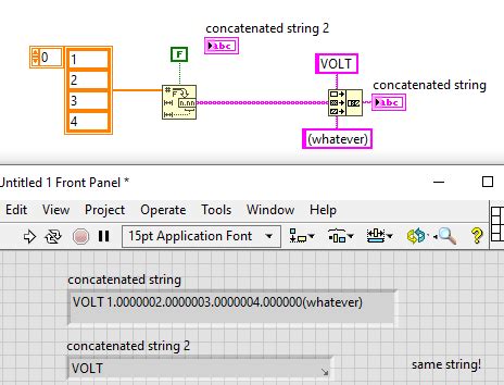 Image result for Concatenate Strings LabVIEW